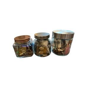 Large - 30 oz Jewelry Jars all wearable; New with Tags